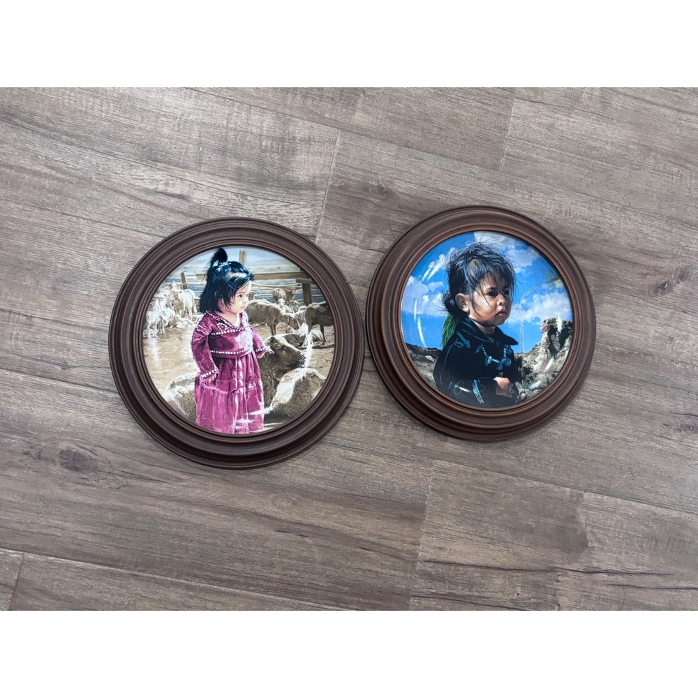 Ray Swanson Navajo Collector Plates Set The Proud Nation Hamilton Collection
